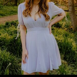 Le Lis Light Purple Mini Dress
